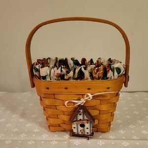 Longaberger Horizon Of Hope Basket with Floral Liner